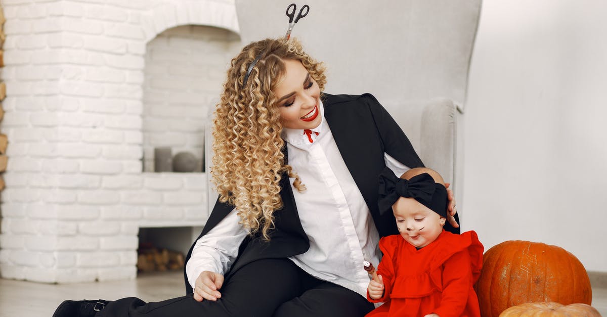 Why Vicente Valtieri is a cyrodiilic vampire? - Woman Sitting with Her Daughter in Halloween Costumes 