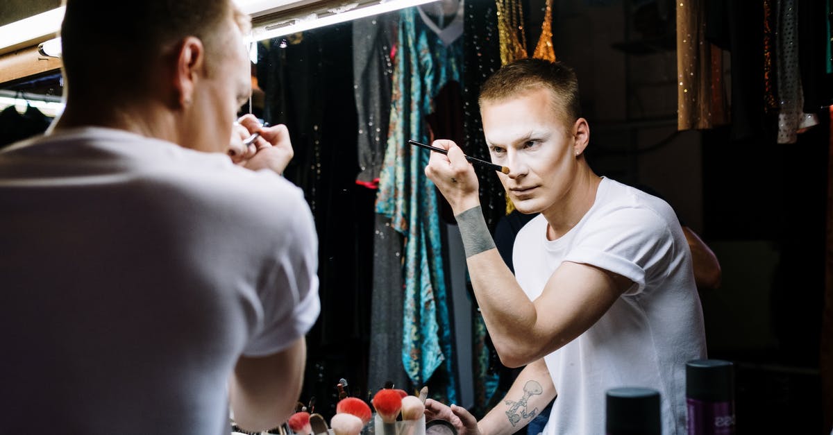 Why wasn't this character killed immediately? - Drag Queen Applying Makeup Why wasn't this character killed immediately? - Drag Queen Applying Makeup