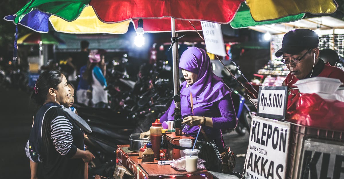 Why won't vendors restock? [duplicate] - Woman Wearing Purple Hijab Selling Food