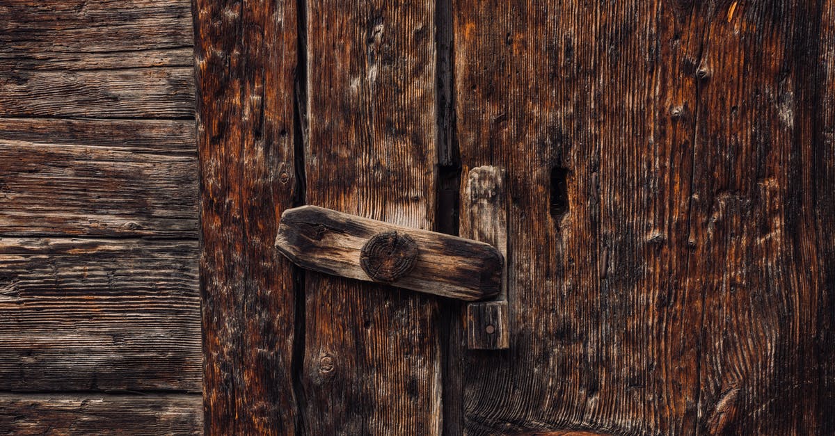 Will I ever be locked out of a specific Hunt? - Aged wooden door with handle