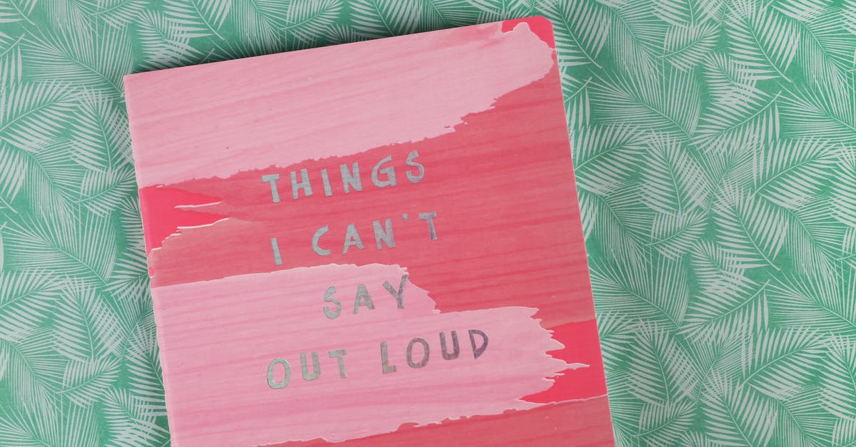 Will I miss anything if I don't go camping? - Things I Can't Say Out Load Book on Green Textile