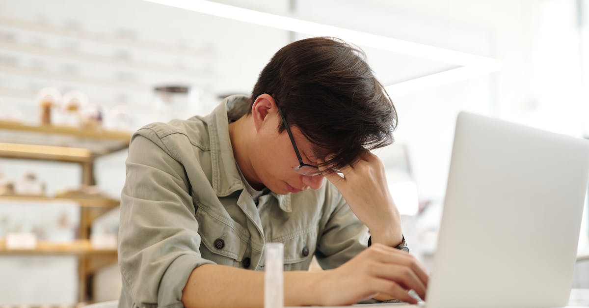Will shopkeepers infected by rot die? - A Man Looking Sick while Working with His Laptop Will shopkeepers infected by rot die? - A Man Looking Sick while Working with His Laptop