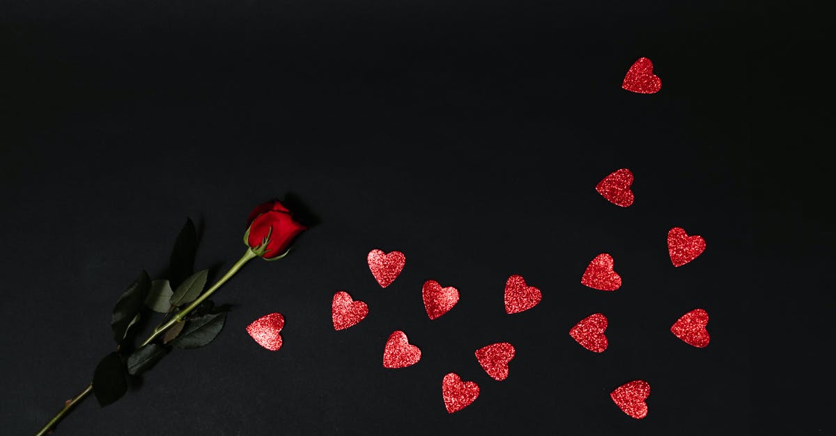 Wilson's Heart - What is Boris talking about? - Red Rose and Red Heart Shapes on Black Surface Wilson's Heart - What is Boris talking about? - Red Rose and Red Heart Shapes on Black Surface
