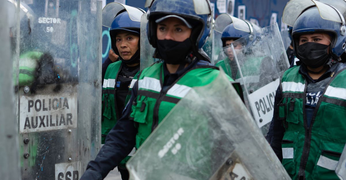 WindSpeaker's blessing and all these (maybe) shields - Police in Riot Gear WindSpeaker's blessing and all these (maybe) shields - Police in Riot Gear