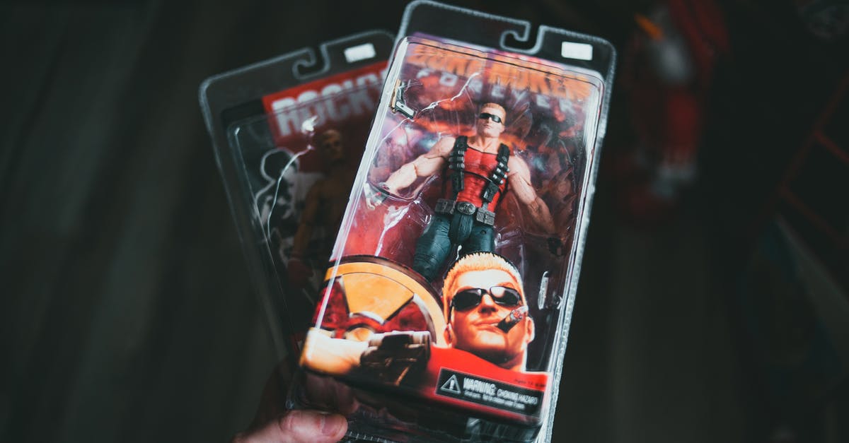 Wolfenstein: New Order Uber Hero Trophy - can I start from Chapter Select? - Crop person demonstrating toy of comic character