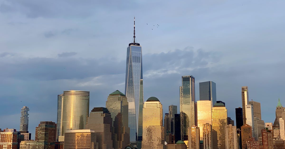World Edit Command to thicken structures - Drone Shot of the New York City Skyline