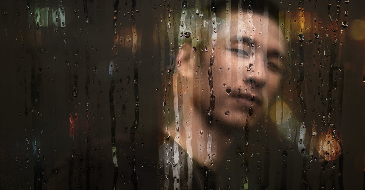 Would there be any benefits, or repercussions, of exposing my population to a constant rain of blood? - Portrait of a Man Behind Glass with Raindrops Would there be any benefits, or repercussions, of exposing my population to a constant rain of blood? - Portrait of a Man Behind Glass with Raindrops
