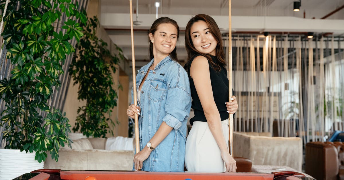 Y position for player to be considered inside radius of Lingering Potions? - Cheerful multiethnic friends in casual clothes standing with billiard cues while playing pool game in spacious room in daytime