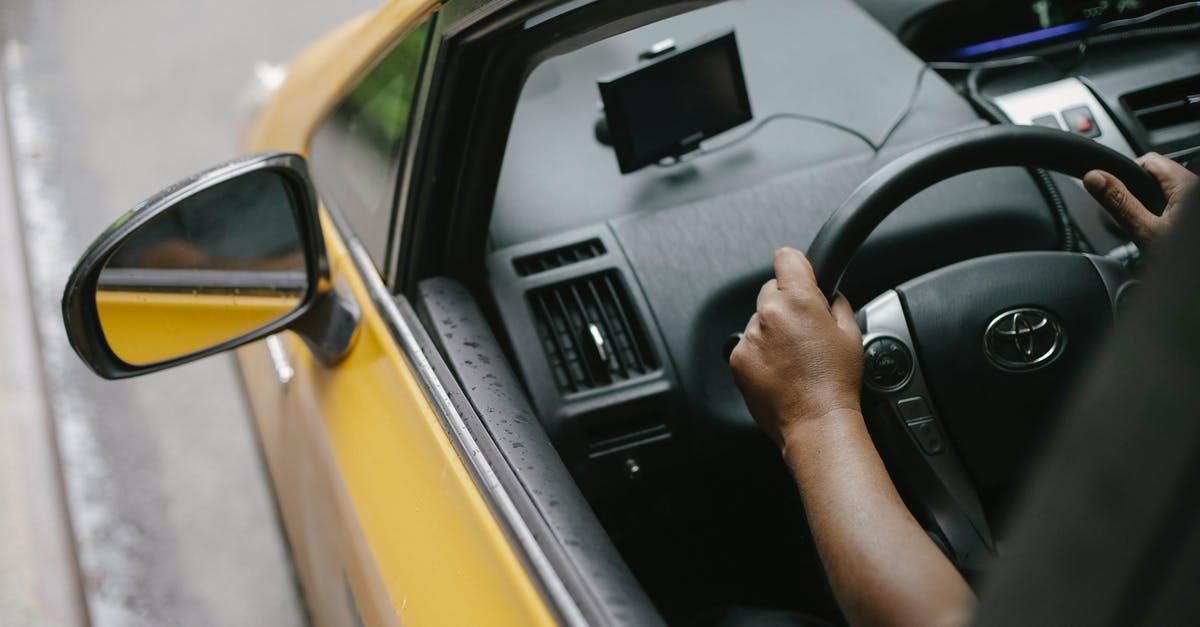 Yellow marks on the map in SW Battlefront II - Faceless person driving contemporary cab in city Yellow marks on the map in SW Battlefront II - Faceless person driving contemporary cab in city