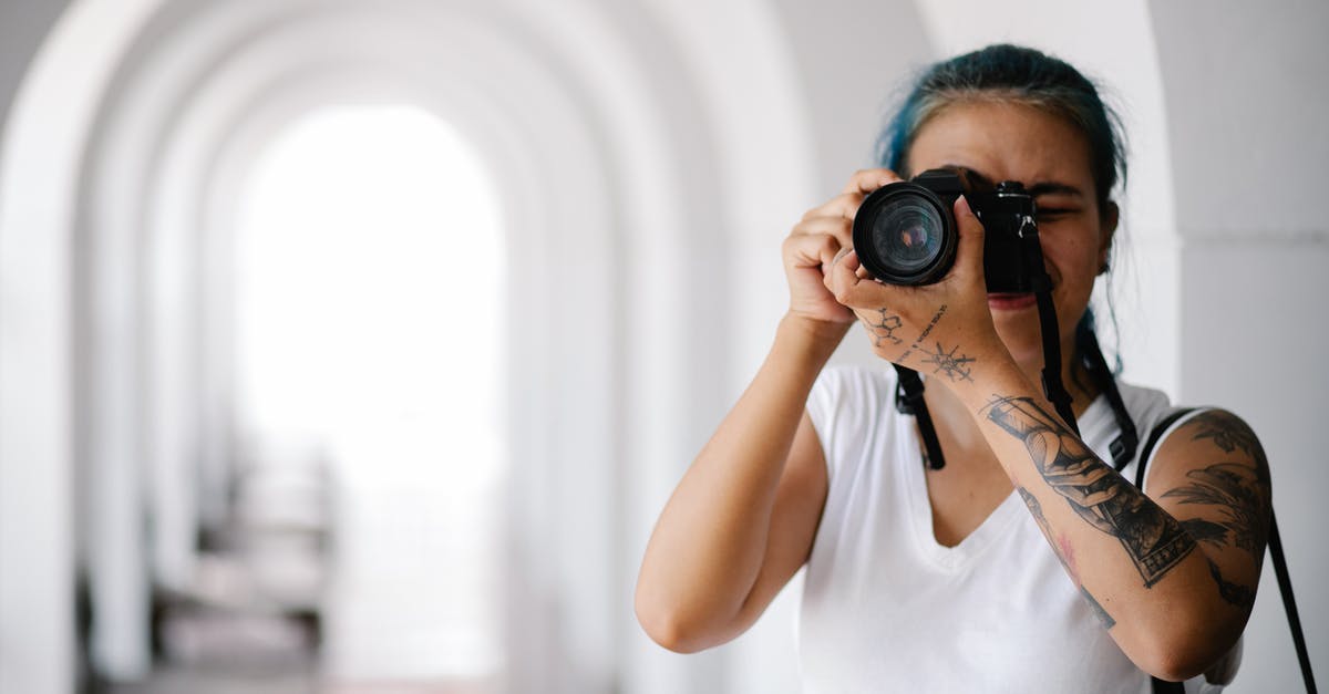 Zoomed-in AWP Sensitivity - A Woman in White Taking Picture